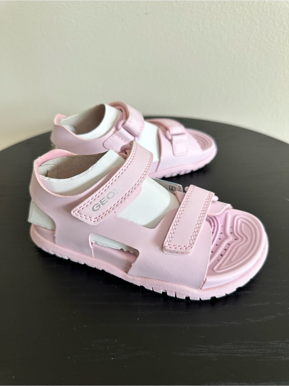Geox Girls Fusbetto Pink Sandals NWT Size 10.5 EU 28 Lightweight Summer Shoes